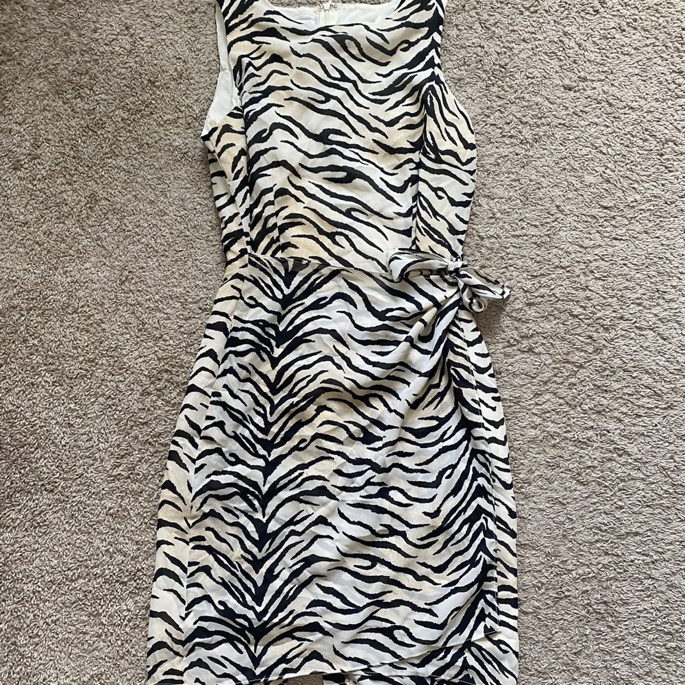 Zebra Dress Size 8